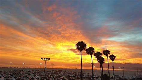 Santa Monica Beach Sunset Photos Gallery Wrap Canvas Framed Fine Art