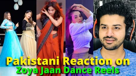 Pakistani React On Zoya Jaan Transformation And Reels Videos Zoya Jan Tik Tok Reaction