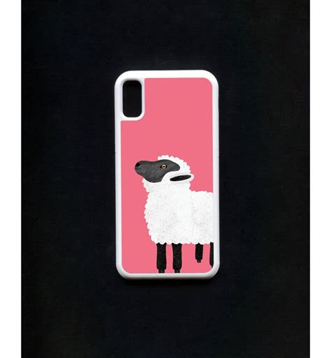 Sheep Phone Case Sheep Iphone Case Illustration Animal Etsy