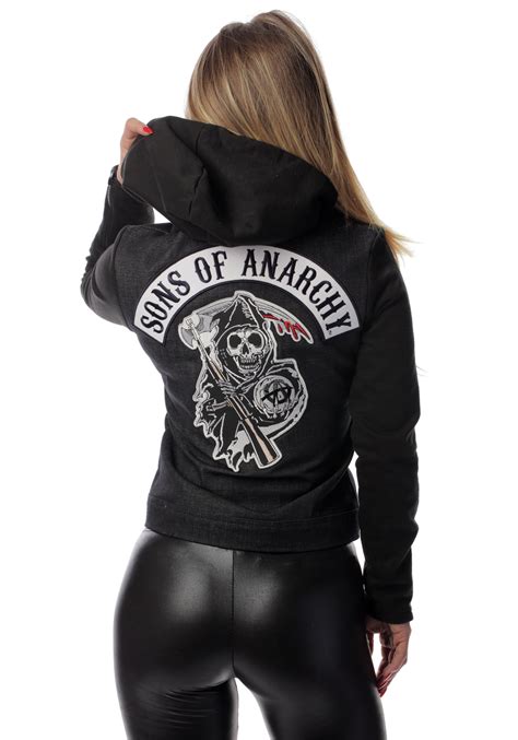Sons Of Anarchy Denim Highway Womens Costume Jacket