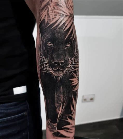 top 168 panther tattoo realistic