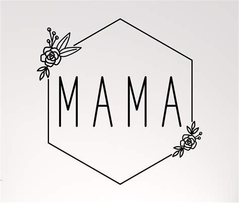 Mama Svg Mom Floral Svg Mama Square Svg Mom Life Svg Mama | Etsy
