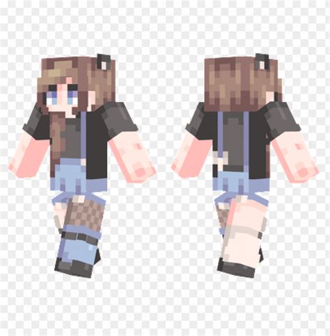 Minecraft Skins Brown Hair Skin Png Image With Transparent Background