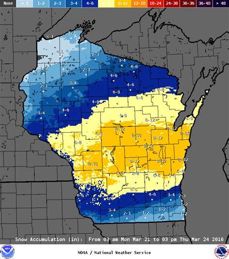 Heavy Snow In Forecast For First Week Of Spring In Parts Of Wisconsin
