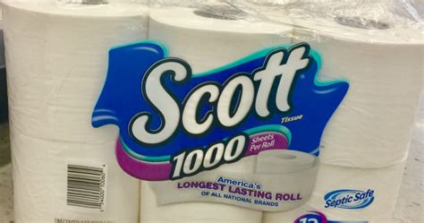 Scott 1000 Toilet Paper 81 Rolls Only 4697 Shipped Just 58¢ Per