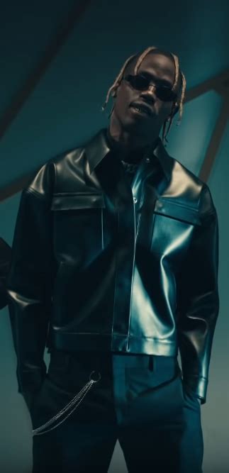 Travis Scott Leather Jacket From Sicko Mode Music Video Findfashion