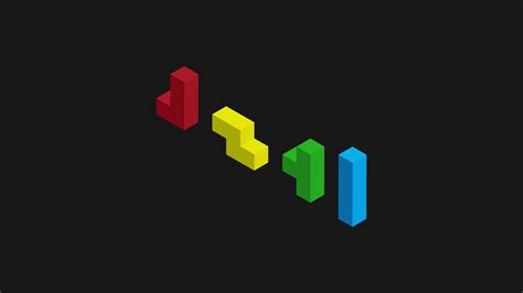 3840x2160 Minimalism Tetris 4k Hd 4k Wallpapersimagesbackgrounds