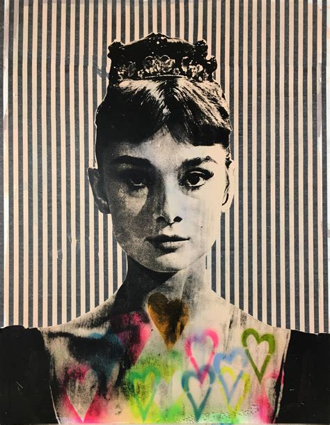 Audrey Hepburn Acrylic Painting Etsy