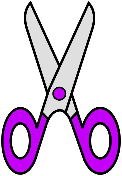 Scissors Clip Art Purple Educationsuppliesscissorsscissorsclip