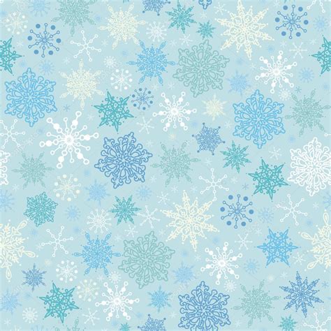 Falling Snow Seamless Pattern Background — Stock Vector © Oksanciaart