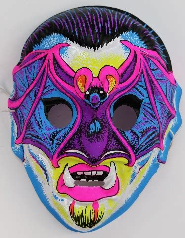 This was probably more fun than it should have been to make. Vintage Vampire Halloween Mask Horror Monster Vampiro Bat ...
