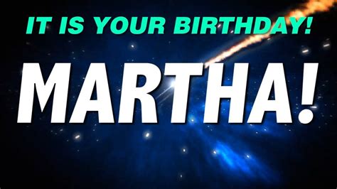 Happy Birthday Martha This Is Your T Youtube