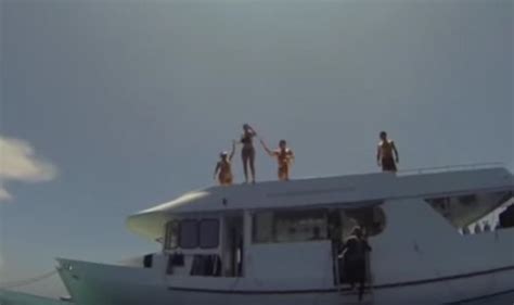 Bikini Girl Jumps Off Boat And Loses This Item Of Clothing Travel News Travel Express Co Uk