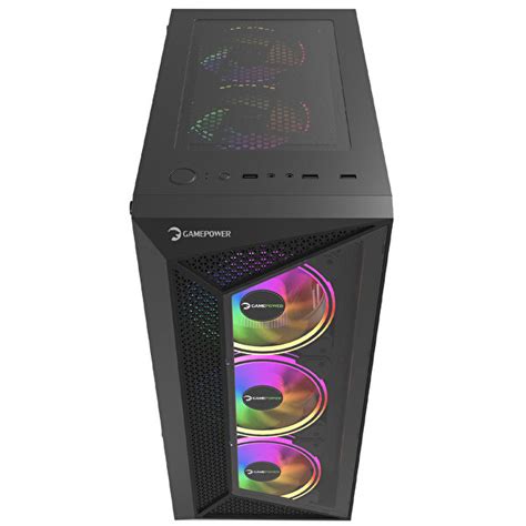 Gamepower Eclipse 4 120MM A RGB Fan 500W 80 Bronze ATX Gaming Kasa