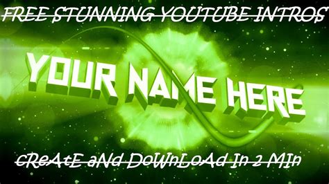 How To Make An Intro For Youtube Videos Free Youtube Intro Maker Free