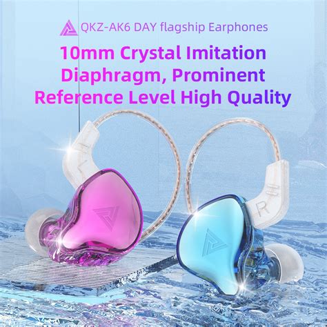 Mse Qkz Ak6 Day Gaming Earphone Stereo Bass Sound Hifi In Ear Earbuds