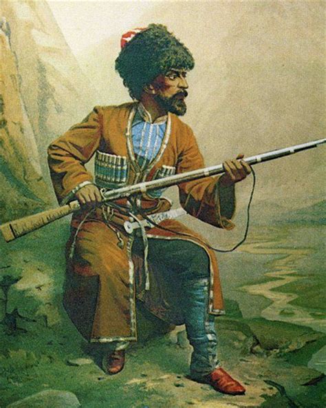Caucasian Warriors Period Russian Conquest Of The Caucasus Obrazy I