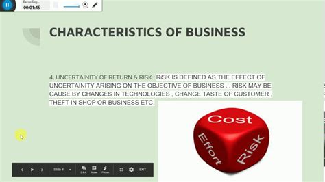 Meaning Of Business Characteristics And Objective Quick Revision