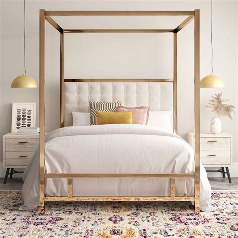 profile canopy bed   canopy bed frame canopy bedroom gold bed frame