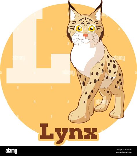 Abc Cartoon Lynx Stock Vector Image And Art Alamy