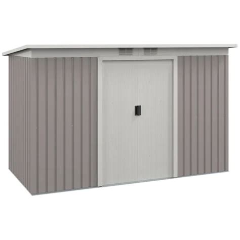 Outsunny X Ft Outdoor Metal Frame Garden Storage Shed W Door