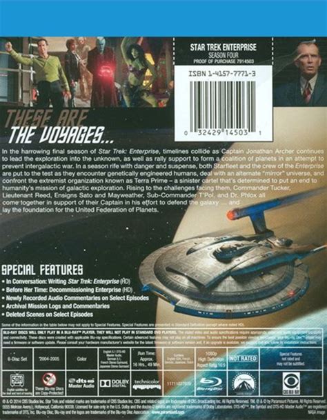 Star Trek Enterprise The Complete Fourth Season Blu Ray 2005 Dvd