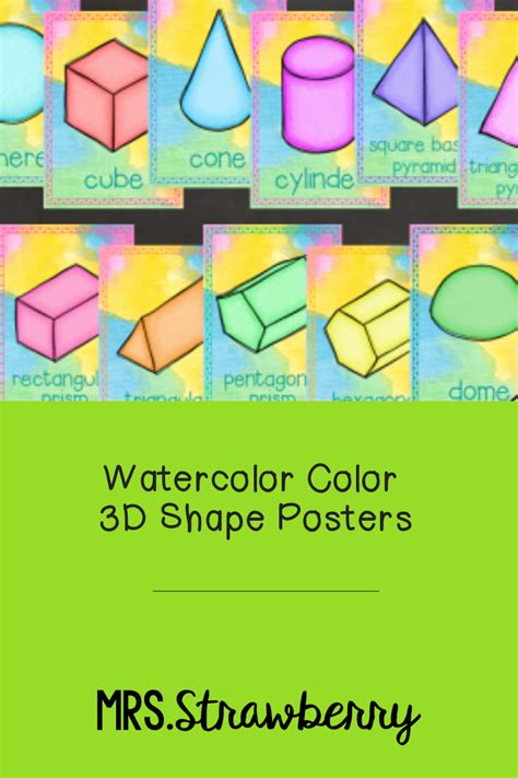 These Fun And Creative 3d Shape Posters Are The Perfe