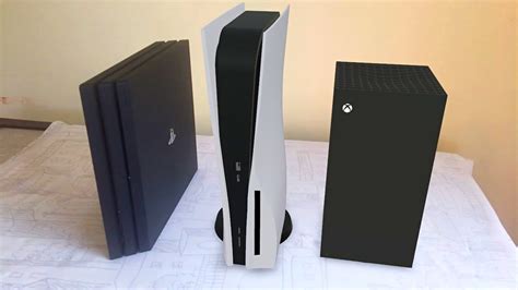 Ps5 Vs Xbox Series X Vs Ps4 Pro Size Comparison In Augmented Reality