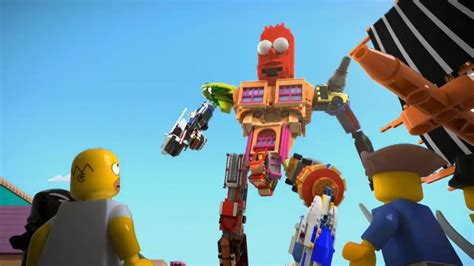 The Simpsons Bart Becomes Super Lego Robot Youtube