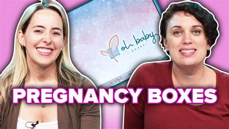 Pregnant Women Review Pregnancy Subscription Boxes Youtube