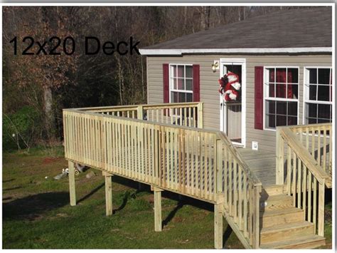 Pre Built Decks For Mobile Homes In 2020 Mobile Home Deck Mobile