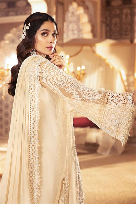 Maria B Embroidered Formal Winter Dresses Collection 17