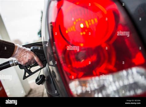 Car fueling at the gas station Stock Photo - Alamy