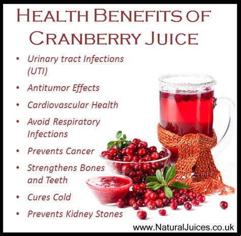 Cranberry Juice Benefits Uk Health Benefits