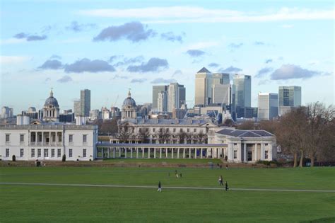 Canary Wharf from Greenwich park : london