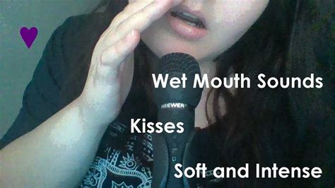 Wet mouth sounds Kisses ASMR en Español Soft and Intense YouTube
