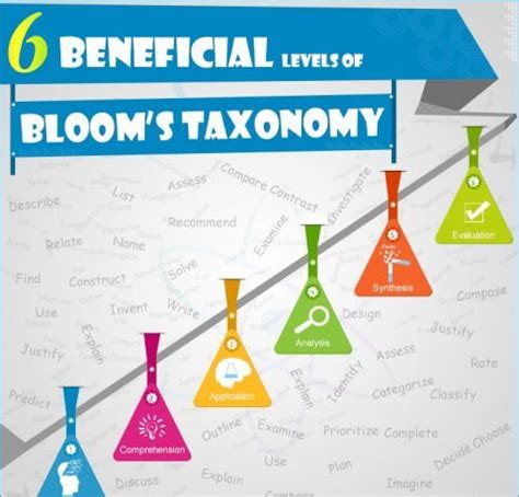 The Levels Of Blooms Taxonomy Infographic E Learning Infographics