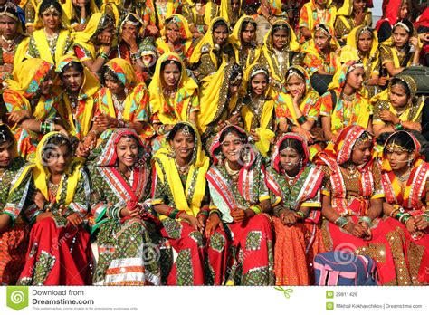 Facts and statistics about the ethnic groups of india. Group Of Indian Girls In Colorful Ethnic Attire Editorial ...