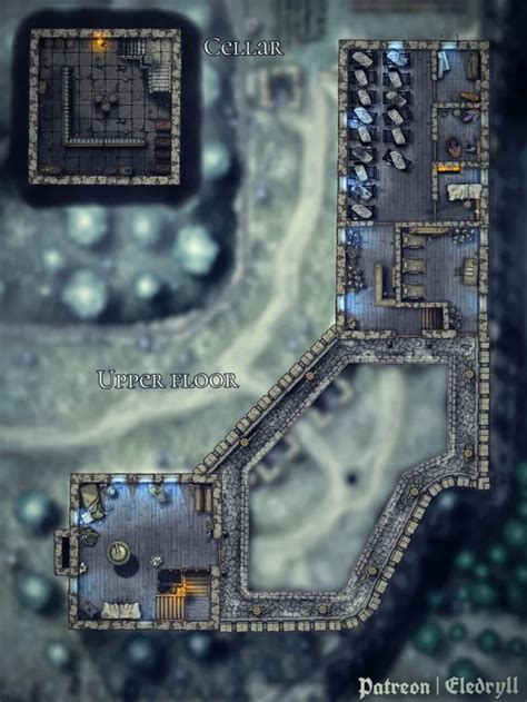 Krezk Abbey From Curse Of Strahd All Floors Battlemaps