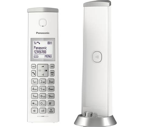 Buy Panasonic Kx Tgk220ew Cordless Phone With Answering Machine Free