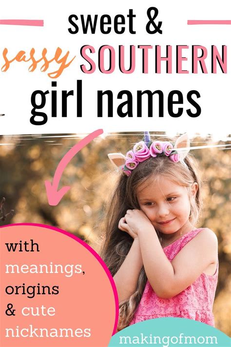 30 Sweet And Sassy Southern Baby Girl Names For Your Baby Belle
