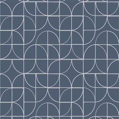 Rasch Symmetry Curved Geometric Glitter Metallic Embossed Wallpaper 310108