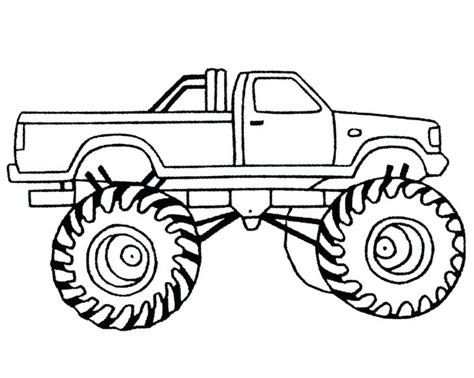 Monster truck from the cartoon. Monster Truck Coloring Pages Printable at GetColorings.com ...
