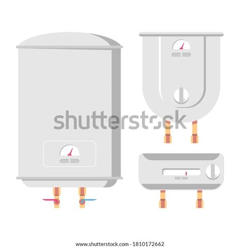 Water Heaters Vector Cartoon Set Isolated Stock Vector Royalty Free 1810172662 Shutterstock