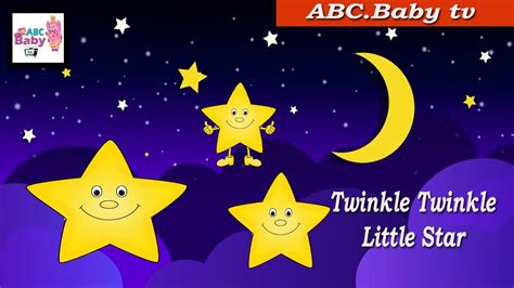 Twinkle Twinkle Little Star Rhyme With Lyrics English Nursery