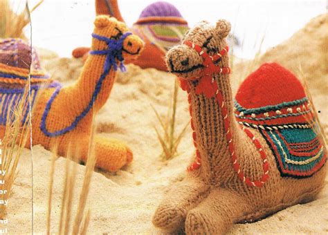 Adorable Christmas Nativity Scene Camel Knitting Pattern