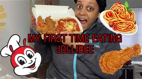 Trying Jollibee For The First Time 🤤🤤🤤 Youtube