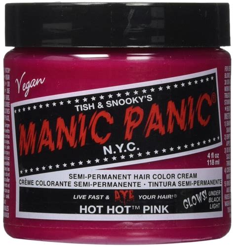 Manic Panic Cream Formula Semi Permanent Hair Color Hot Hot Pink â