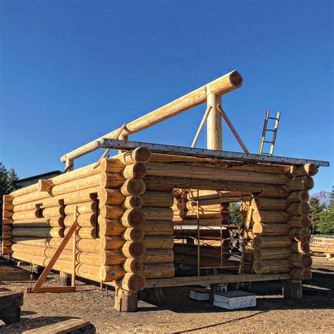 Log Trappers Cabin From Knaughty Log Homes 50000 Dollar Value