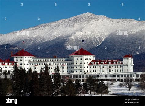 Mount Washington Hotel Bretton Woods New Hampshire Stock Photo Royalty
